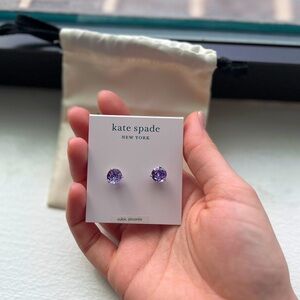 Kate Spade Cubic Zirconia Purple Studs